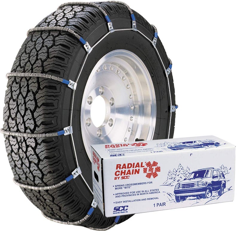 SCC TC2512MM Radial Chain LT Cable Tire Traction Chain for Light Trucks - Set of 2 - Image 1